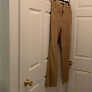 Lauren RL 100% suede pant. Size 8. new, no tags
